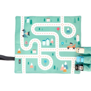 JUEGO MANTEL MENTA + 3 COCHES