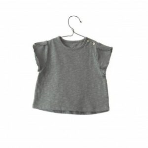CAMISETA PUNTILLA MANGAS GRIS