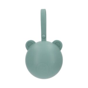 PORTACHUPETES SILICONA BEAR LIGHT SAGE