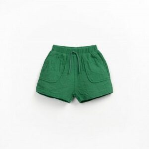 PANTALÓN CORTO TEJIDO VERDE
