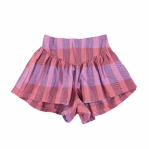 SHORTS CUADROS LAVANDA
