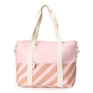 BOLSO NEVERA STRIPES PINK