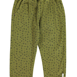 PANTALÓN KHAKI FLORES NEGRAS