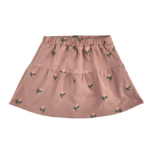FALDA FLOR VINTAGE PINK