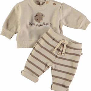 CONJUNTO BEBÉ SVEND COOKIES BROWN