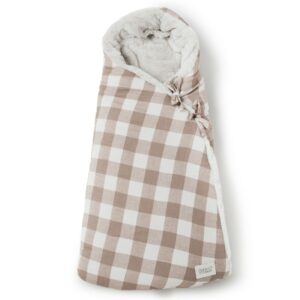 SACO CAPAZO POLAR VICHY CARAMEL