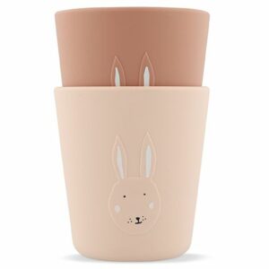 VASO SILICONA TRIXIE PACK 2 CONEJO