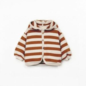 CHAQUETA RAYAS Y CAPUCHA