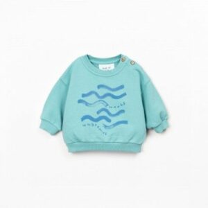 SUDADERA WAVES AZUL