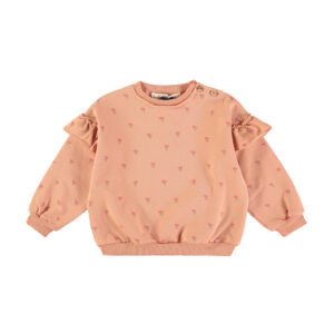 SUDADERA POPPIES APRICOT