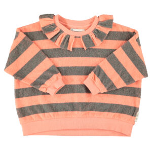 SUDADERA CUELLO ROSA Y VERDE