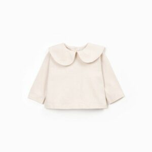 CAMISETA CUELLO CREMA