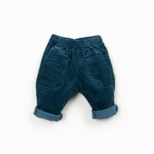 PANTALÓN PANA AZUL