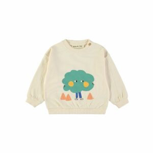 SUDADERA FUNNY TREE ECRU