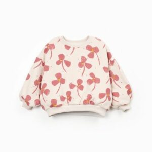SUDADERA FLORES CREMA +3Y