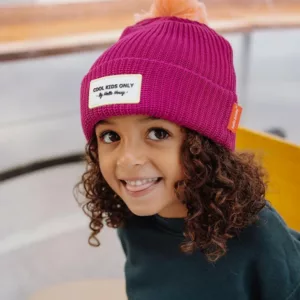 GORRO INVIERNO HELLO HOSSY COLOR BLOCK FRAMBOISE