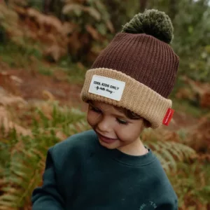 GORRO INVIERNO HELLO HOSSY COLOR BLOCK PISTACHIO