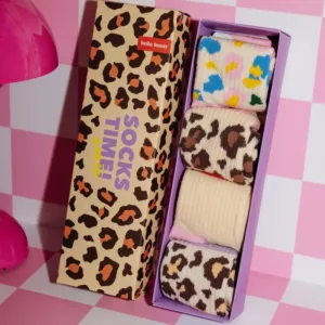 PACK CALCETINES HELLO HOSSY LEOPARD